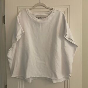 Frank and Eileen 100% cotton white caplet. One size fits all.
